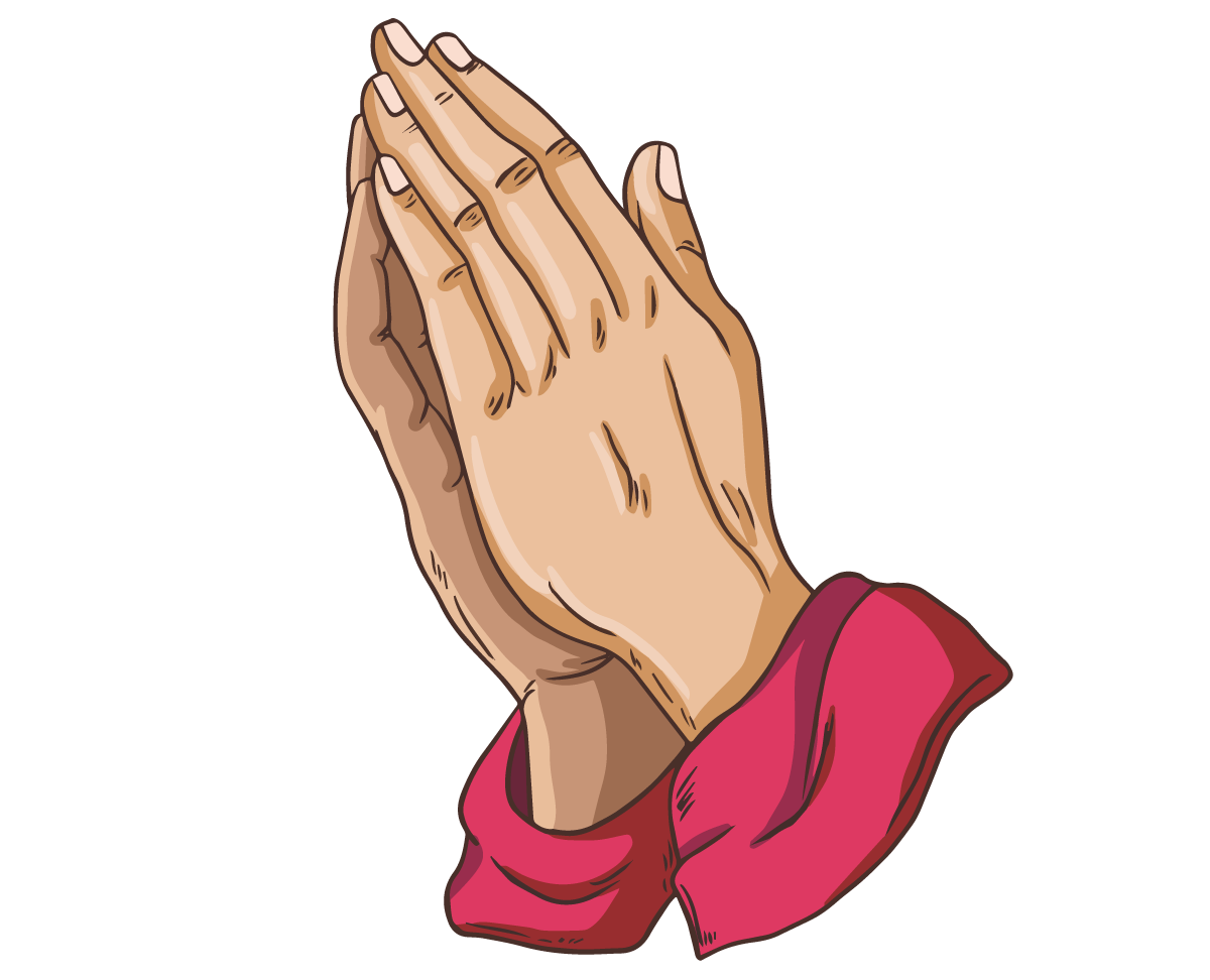 The prayer hands